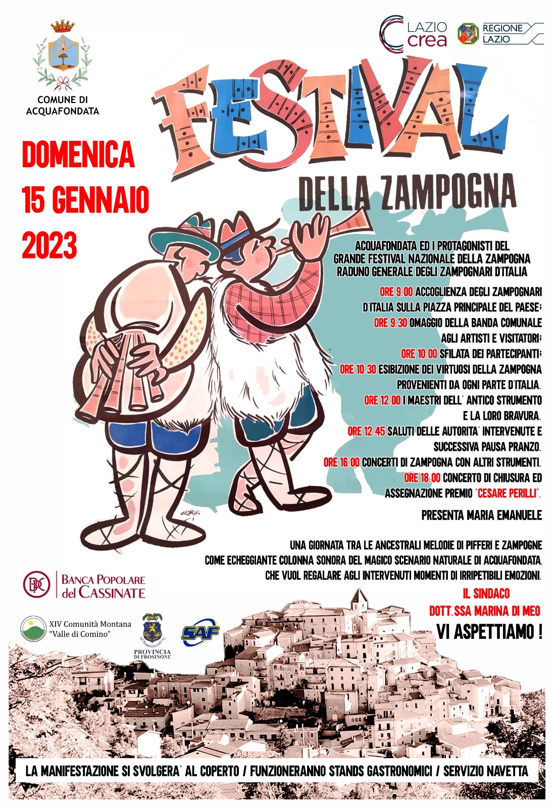 ACQUAFONDATA - Festival Della Zampogna: La BPC All'edizione 2023 - Il ...