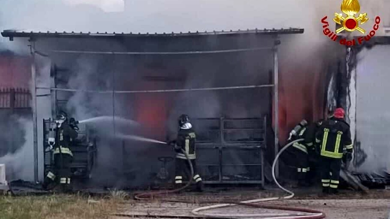 Latina Incendio A Rio Martino Brucia Una Struttura Di Metri Quadri Il Giornale Nuovo It